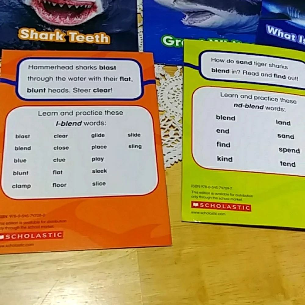 Sharks Phonics Readers, scholastic early readers